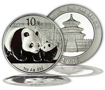 China Panda Silver Coins