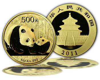 China Panda Gold Coins