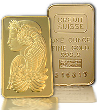 Gold Bars & Gold Bullion